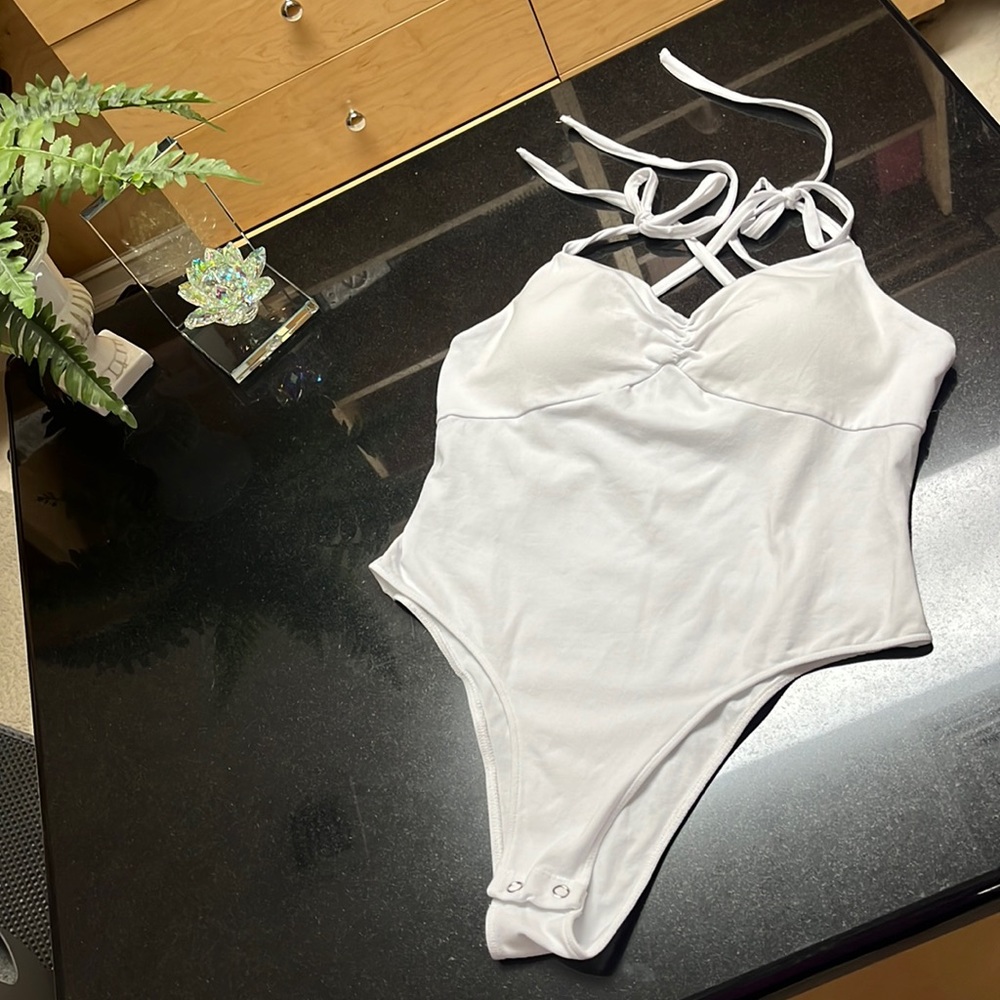 Shoulder tie bodysuit